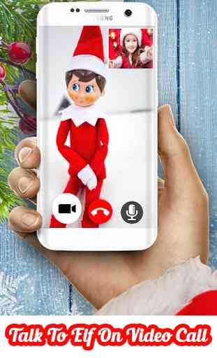 Fake elf on the shelf call/chat and video 1