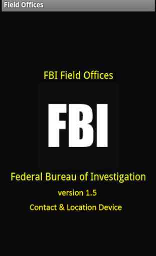 FBI Field Offices for Phones 1