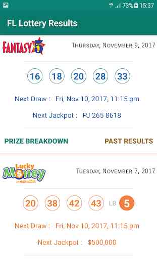 FL Lottery Results 3