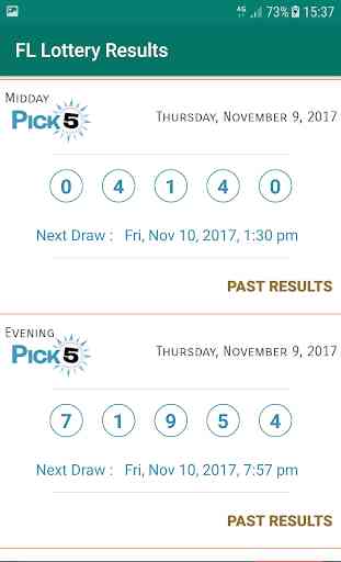 FL Lottery Results 4