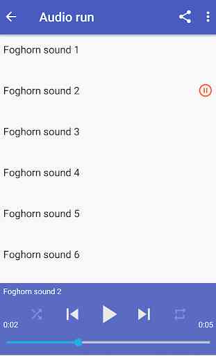 Foghorn sounds 2