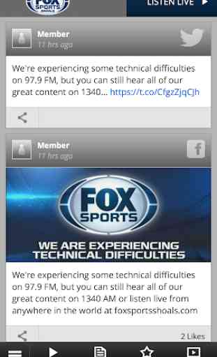 Fox Sports Shoals WSBM-FM 1