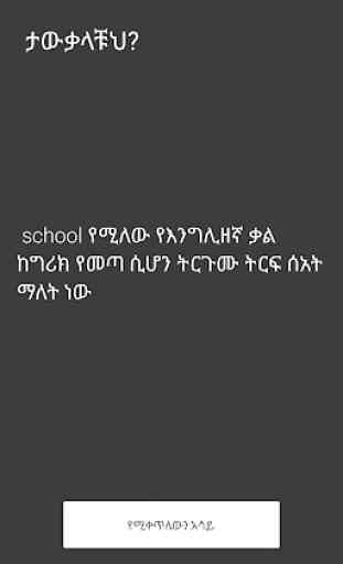 Fun Fact Amharic 3