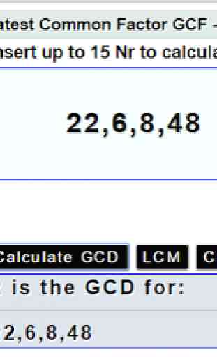 GCD Calculator Free Online 4