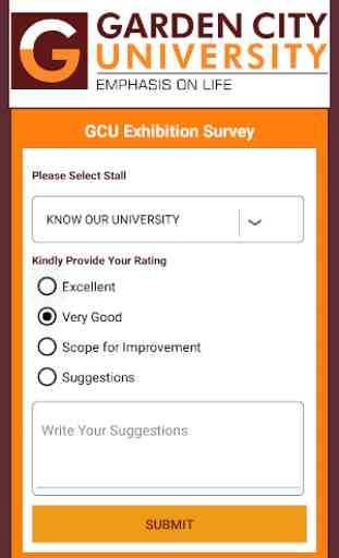 GCU Exhibition Survey 1