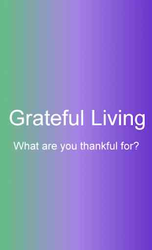 Grateful Living 1