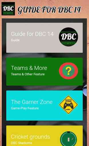 Guide for DBC 14 1