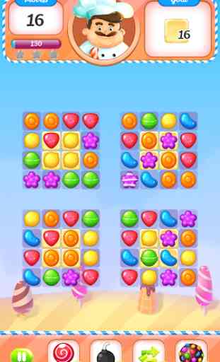 Gusto Yummy Chef - Match 3 Fruit Candy Puzzle Game 3