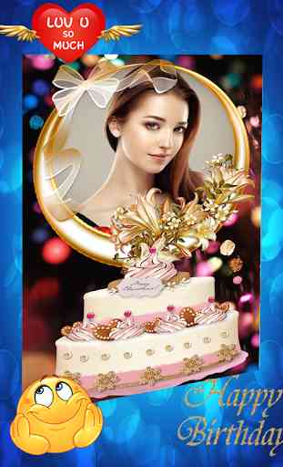 Happy Birthday Photo Frames 2020 And Stickers 4