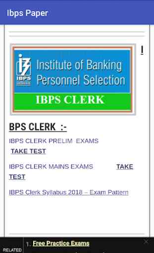 Ibps Clerk Prelim & Mains , IBPS PO 2019 3