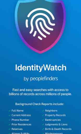 IdentityWatch (Background Check and People Search) 1