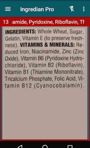 Ingredian Pro: Scan Food Labels 1