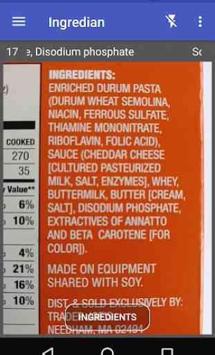 Ingredian: Scan Food Labels 3