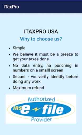 iTaxPro USA Income Tax Preparation 3