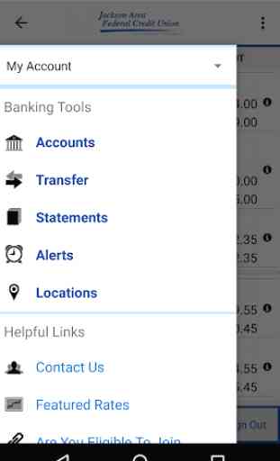 JAFCU Mobile Banking 2