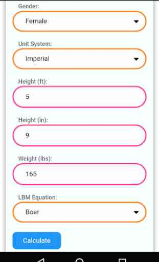 Lean Body Mass Calculator 4