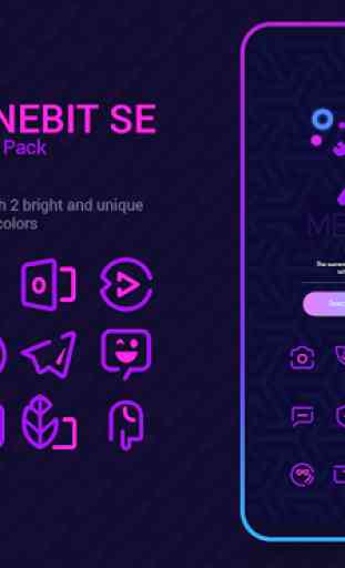 Linebit Purple - Icon Pack 1