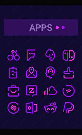 Linebit Purple - Icon Pack 2