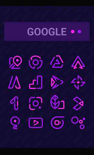 Linebit Purple - Icon Pack 3