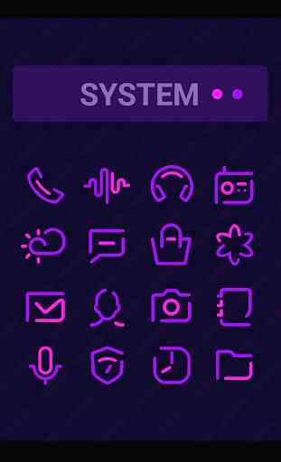 Linebit Purple - Icon Pack 4