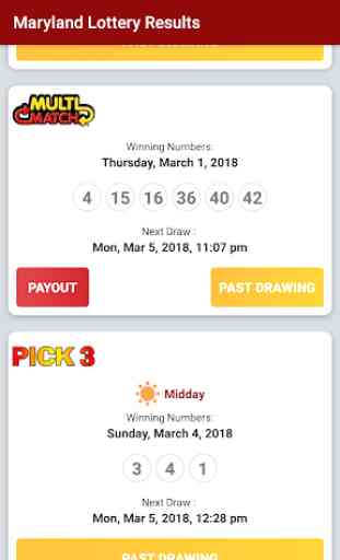 Maryland Lottery Results 3