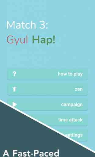 Match 3 Card Game - Gyul Hap 1