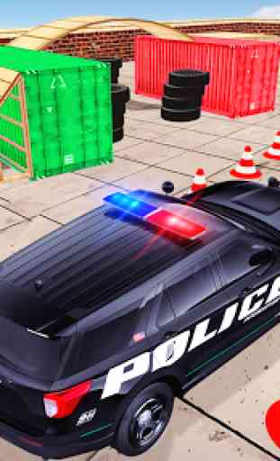 Modern Police Car 3D Parking- Car Driving Games 1