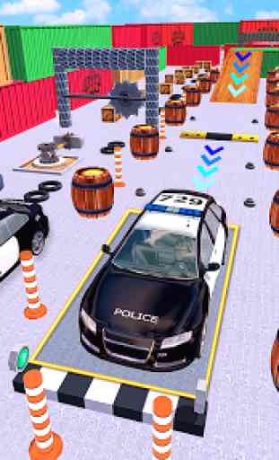 Modern Police Car 3D Parking- Car Driving Games 2
