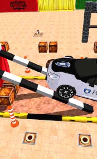 Modern Police Car 3D Parking- Car Driving Games 3