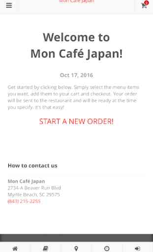 Mon Cafe Japan App Orders 1