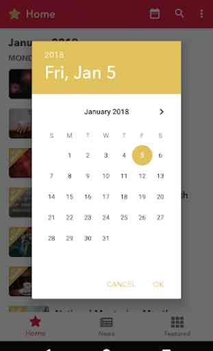 National Calendar App 2
