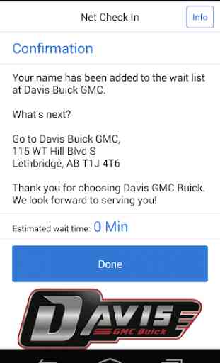 Net Check In - Davis GMC Buick 3