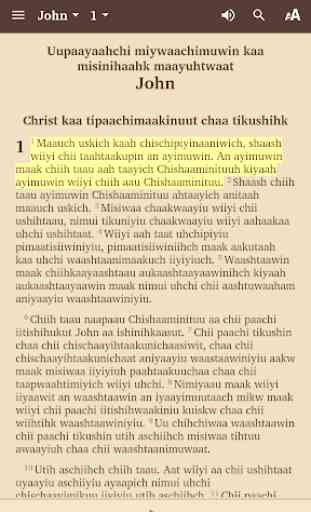 Northern East Cree Bible -rom 3
