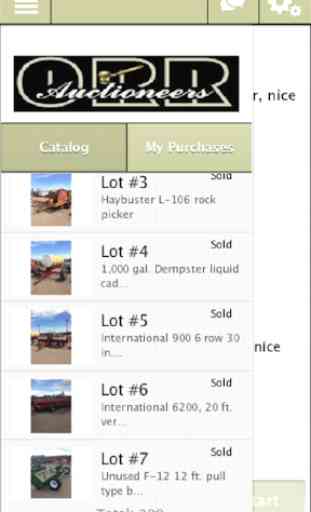 Orr Auctioneers Bidding App 2