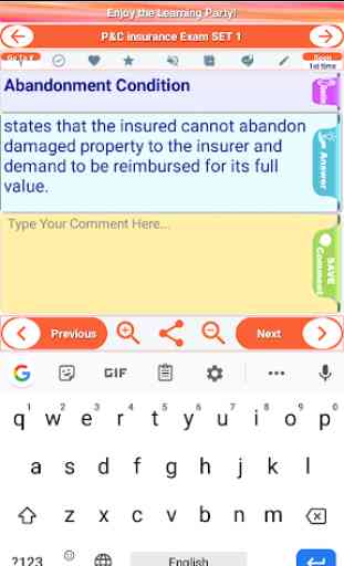 Property & Casualty Insurance Exam Review App 1