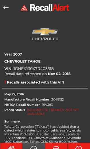 RecallAlert - Auto Car Recall Check 3