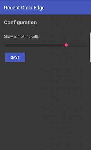 Recent Calls [Only for Edge Screen] 3