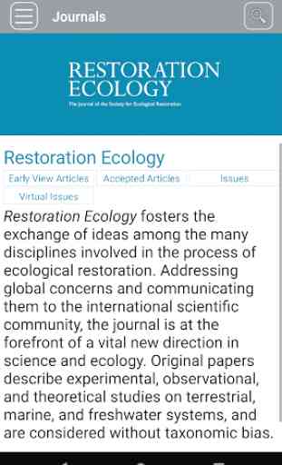 Restoration Ecology 2