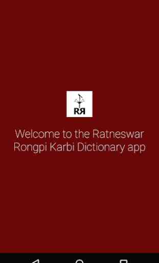 RR Karbi Dictionary 1