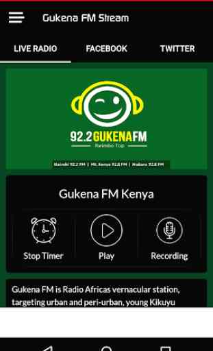 Rwimbo Top Gukena 92.2 Kenya Live Stream 2