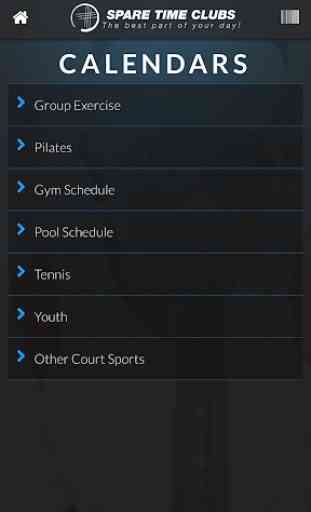 Spare Time Clubs Mobile App 2