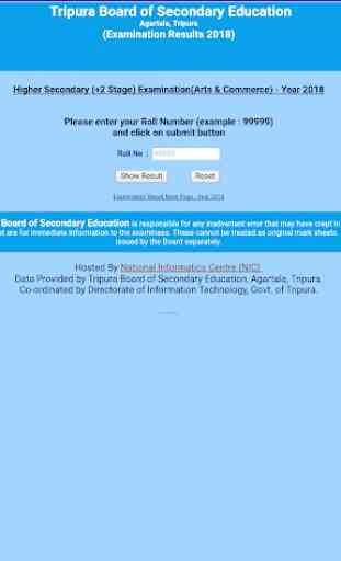 Tripura Board Exam Result App 3