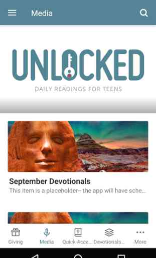 Unlocked - Teen's Devotionals 1