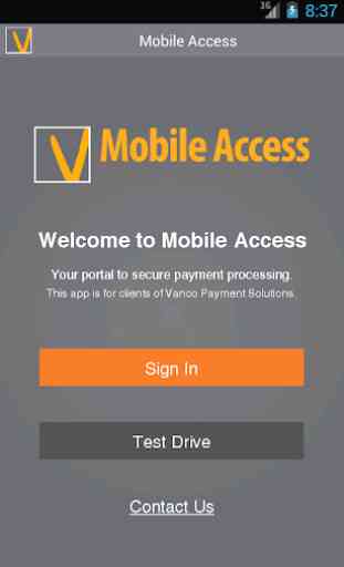 Vanco Payments Mobile Access 1