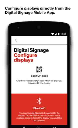 Verizon Digital Signage Mobile App 2