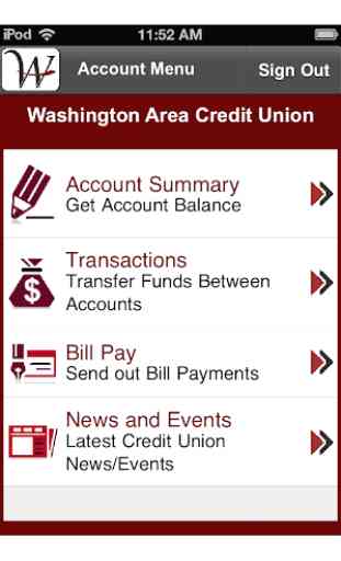 Washington Area Credit Union. 1