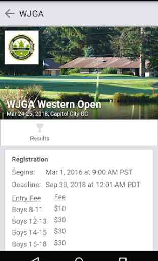 Washington Junior Golf Association 2