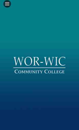 Wor-Wic Community College Mobile App 1