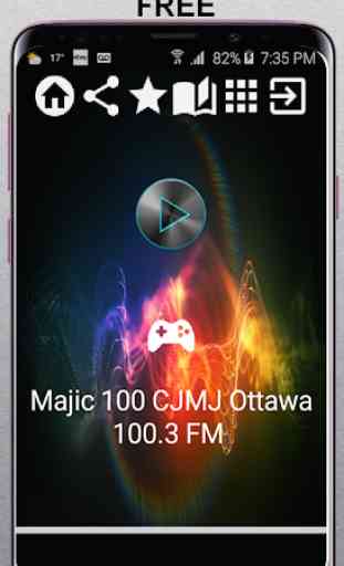Majic 100 CJMJ Ottawa 100.3 FM CA App Radio Free L 1