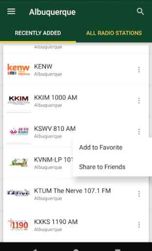 Albuquerque Radio Stations - USA 1